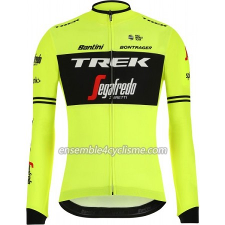 Maillot Cyclisme 2019 Trek-Segafredo Manches Longues N002